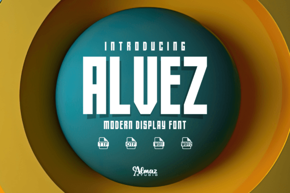Alvez Font for Handmade Products and Branding