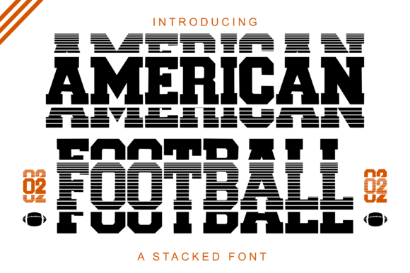 American Football 02: A Friendly Display Font for Branding and Social Media