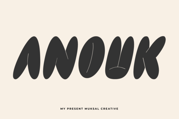 Anouk Display Font for Joyful Web Design and Digital Branding