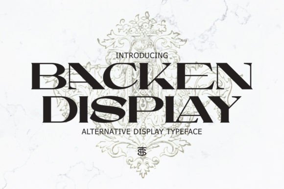 Backen Display: A Display Font for Bold Campaign Design