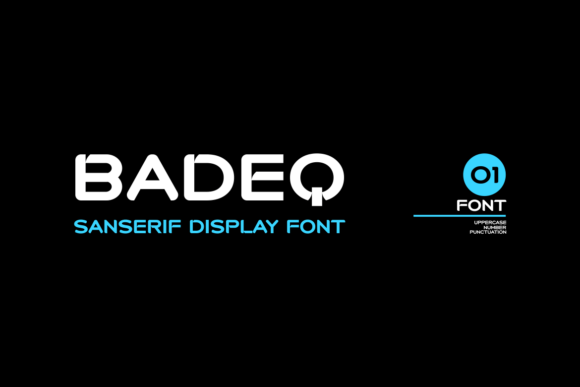Badeq Display Font Review for Brand Designers