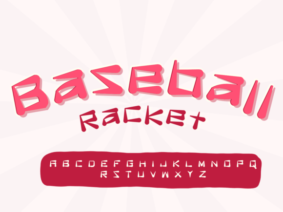 Baseball Racket Font: A Display Typeface for Small Business Branding
