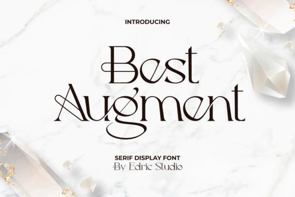 Best Augment Font: A Thin Serif Display Typeface for Elegant Branding
