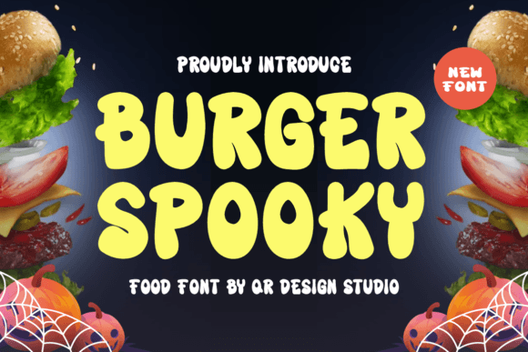 Burger Spooky Display Font for Handmade Products