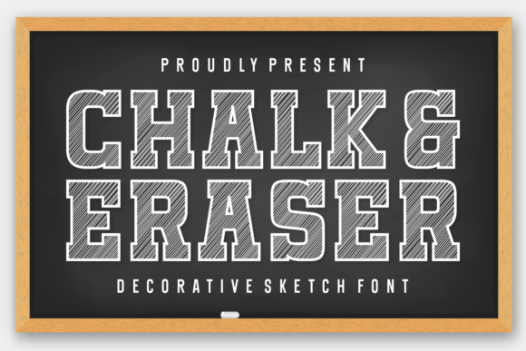 Chalk and Eraser: A Friendly Display Font for Branding and Crafts