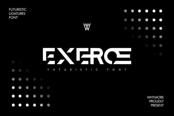 Exeroe: Minimalist Display Font for Premium Branding Projects