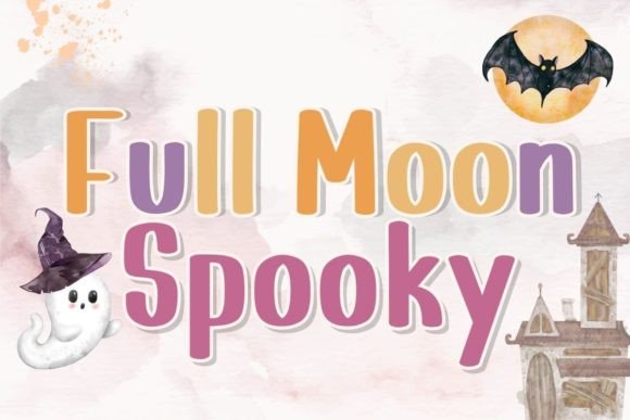 Full Moon Spooky: A Display Font with Handwritten Charm for Campaigns