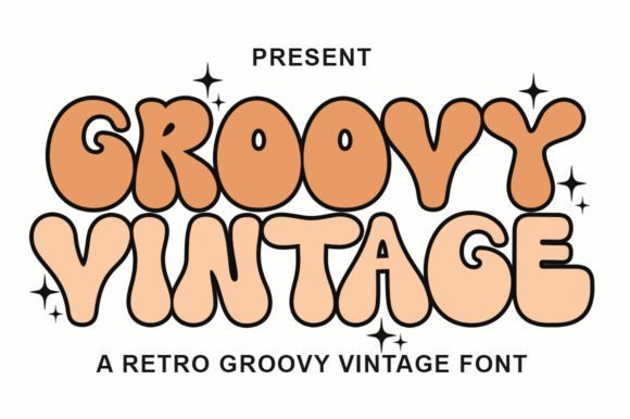 Groovy Vintage: A Retro Display Font for Handmade Sellers