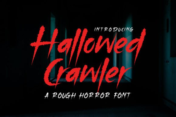 Hallowed Crawler Font for Modern Horror Web Design Projects