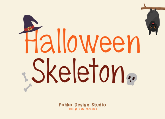 Halloween Skeleton Font for Campaigns That Grab Attention