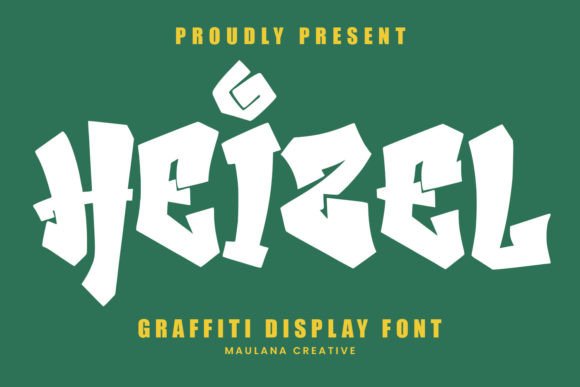 Heizel Graffiti Display Font for Bold Business Branding