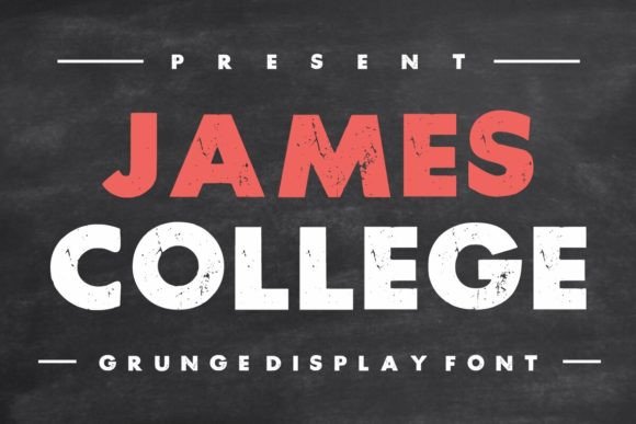 James College Display Font for Small Business Branding and Marketing
