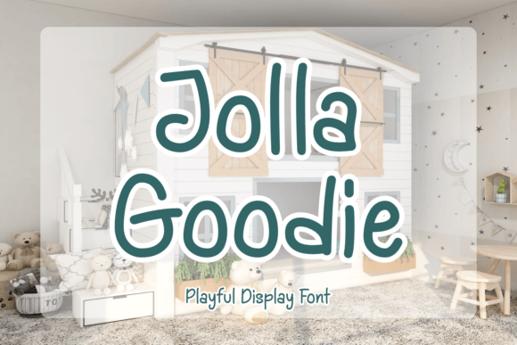Jolla Goodie: A Friendly Display Font for Editorial Design and Branding