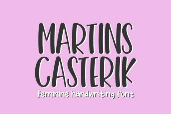 Martins Casterik Font for Small Business Branding and Marketing Materials