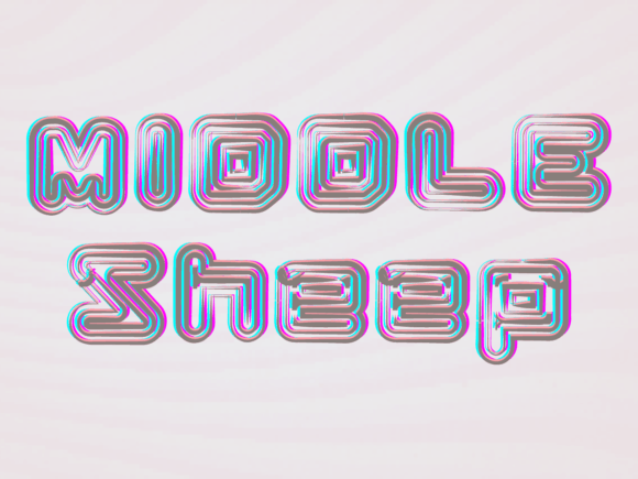 Middle Sheep: A Distinctive Display Font for Small Business Branding