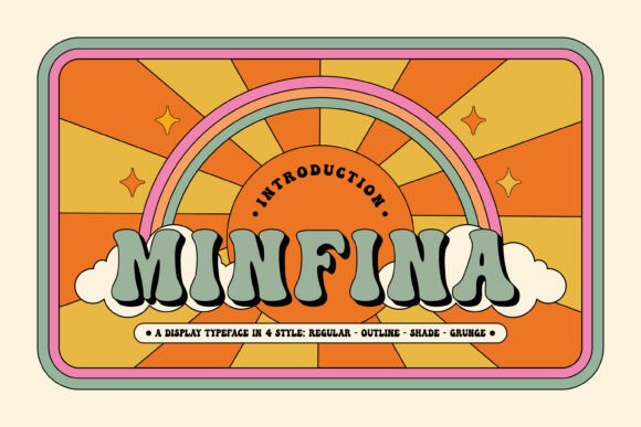 Min Fina: The Retro-Boho Display Font for Handmade Products