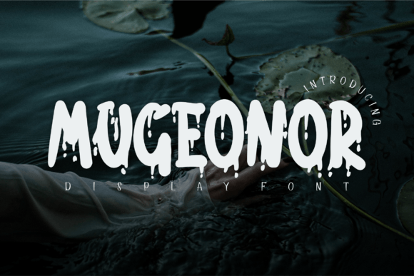 Mugeonor: A Spooky Display Font for Authentic Brand Identity