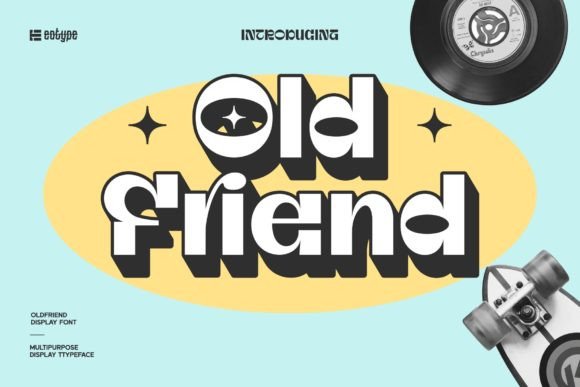 Oldfriend Display Font for Handmade Labels and Vintage Branding
