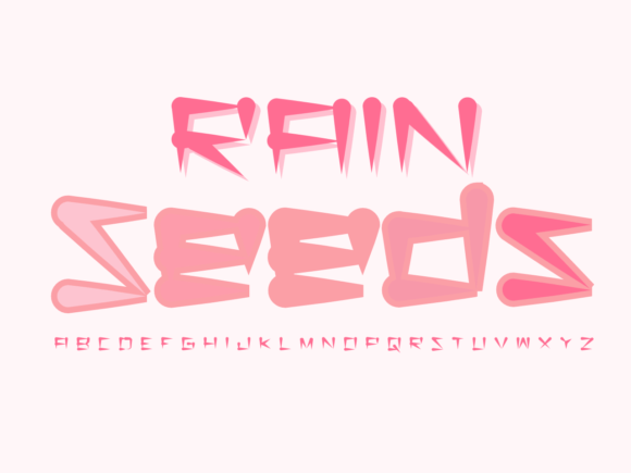 Rainseeds Font Review: A Playful Display Typeface for Handmade Products