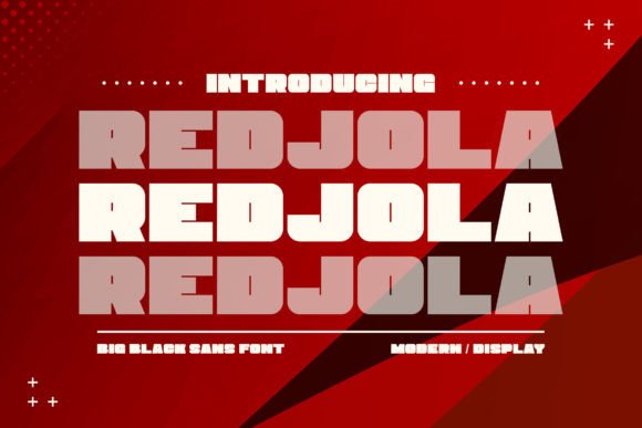 Redjola: A Big Black Sans Font for Editorial Design