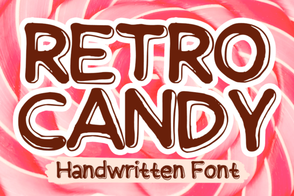 Retro Candy Font for Editorial Design and Content Branding