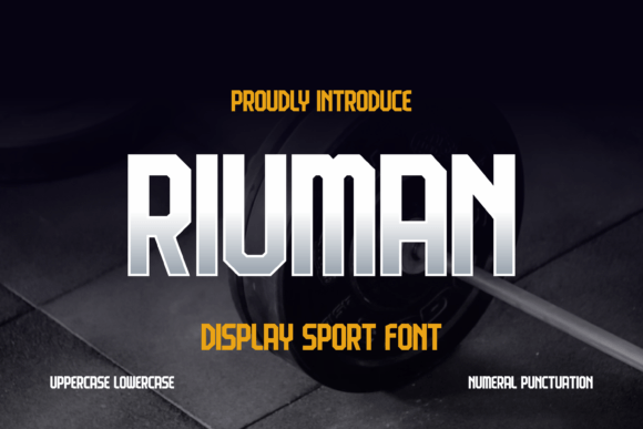 Riuman Display Font for Editorial Design