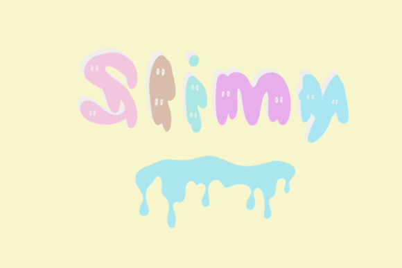 Slimy: A Playful Display Font with Halloween Charm