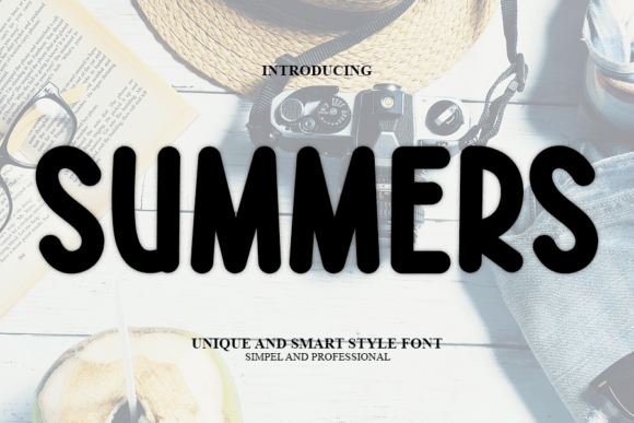 Summers Font for Handmade Labels and Craft Products