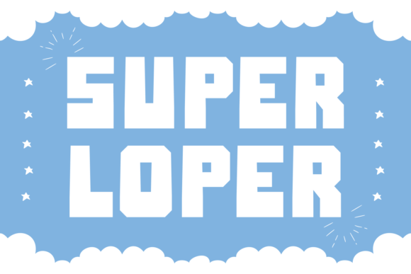 Super Loper: A Playful Display Font for Editorial Design