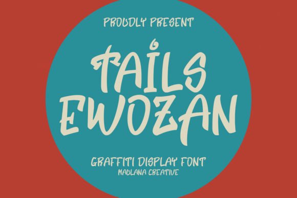 Tails Ewozan: A Dynamic Display Font for Bold Design